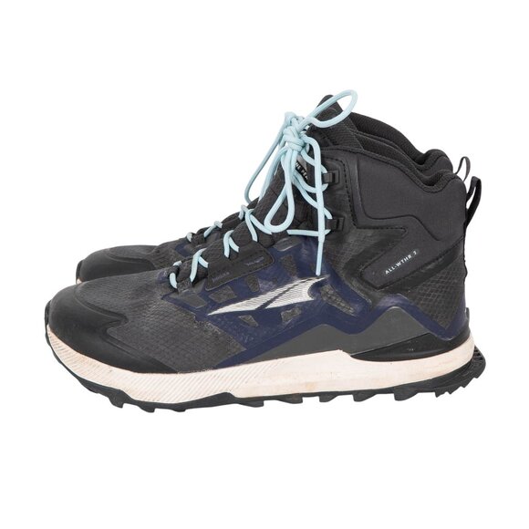 Altra Lone Peak All Wthr 2 W 9.5 Trail Running Shoes AL0A7R7J000 Blue Gray Boots - Picture 4 of 8